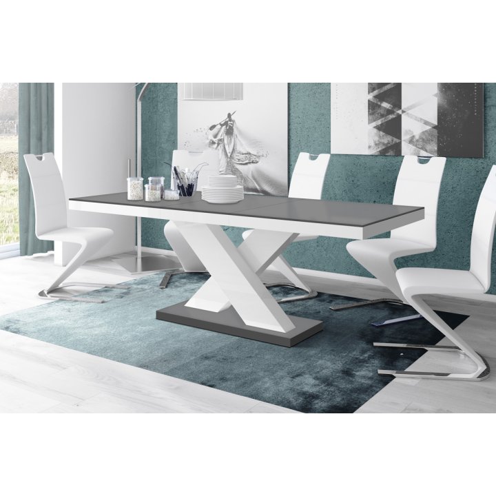 Stół Xenon 140 Dąb Artisan / Czarny Super Decor